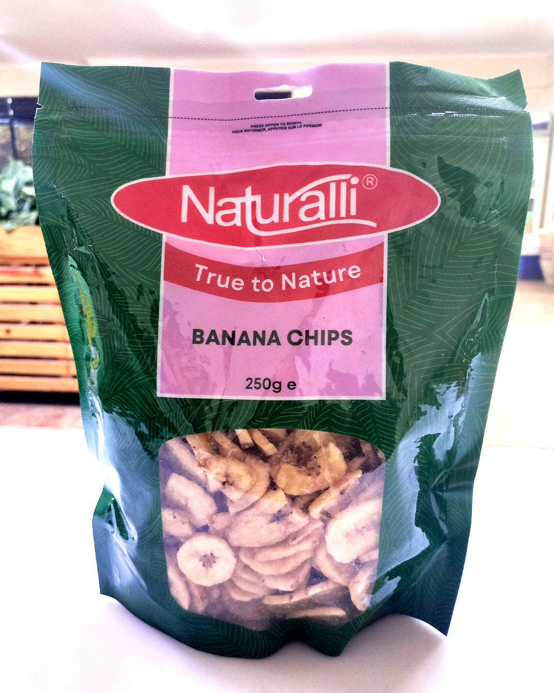 NATURALLI BANANA CHIPS 250G