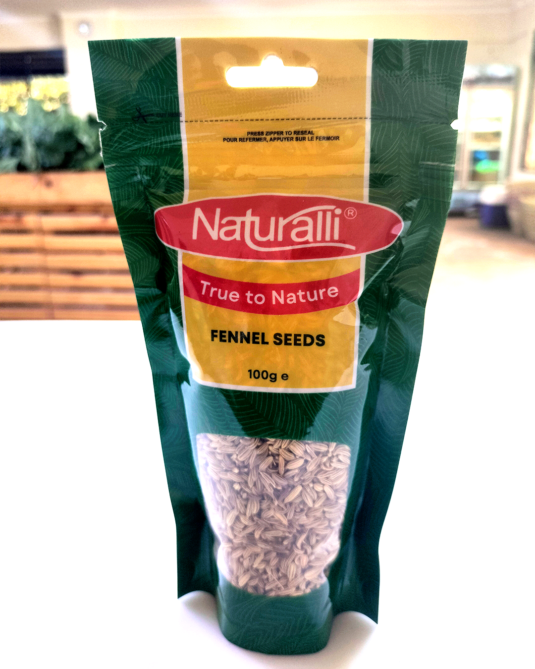 NATURALLI FENNEL SEEDS 100G