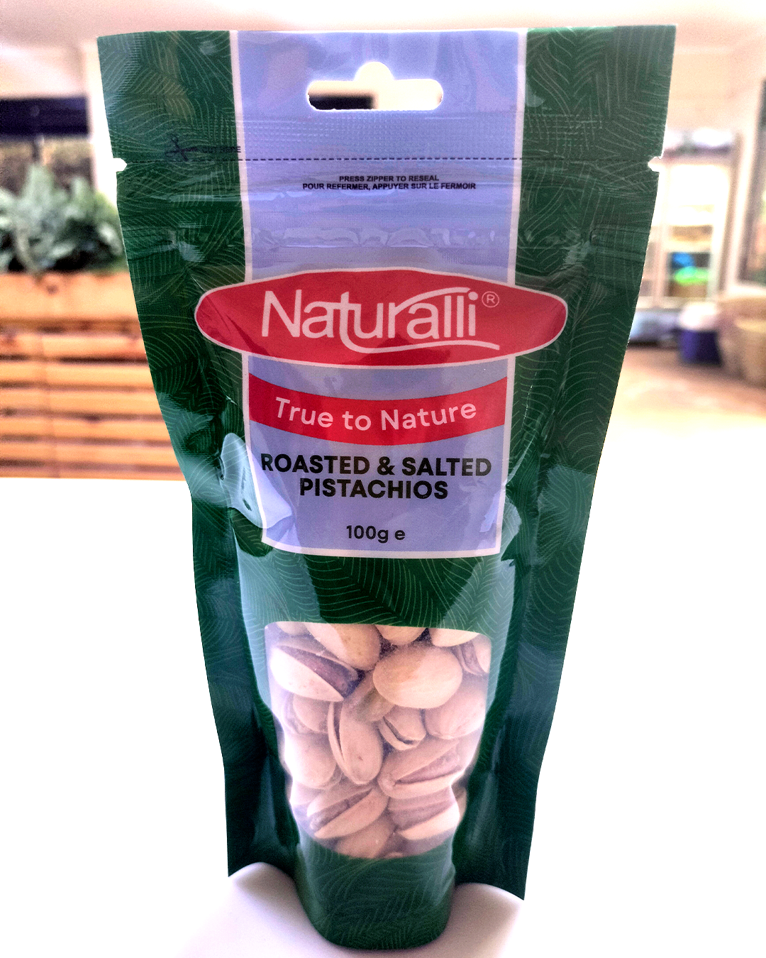 NATURALLI PISTACHIOS (ROASTED & SALTED) 100G