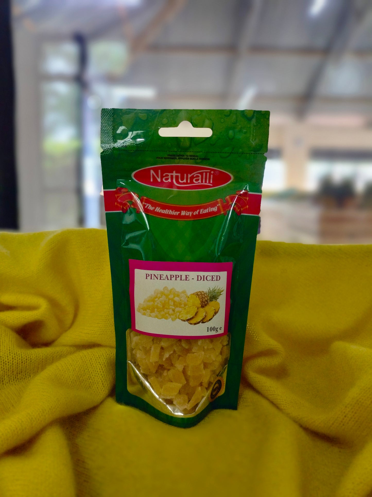 NATURALLI PINEAPPLE (DICED) 100G