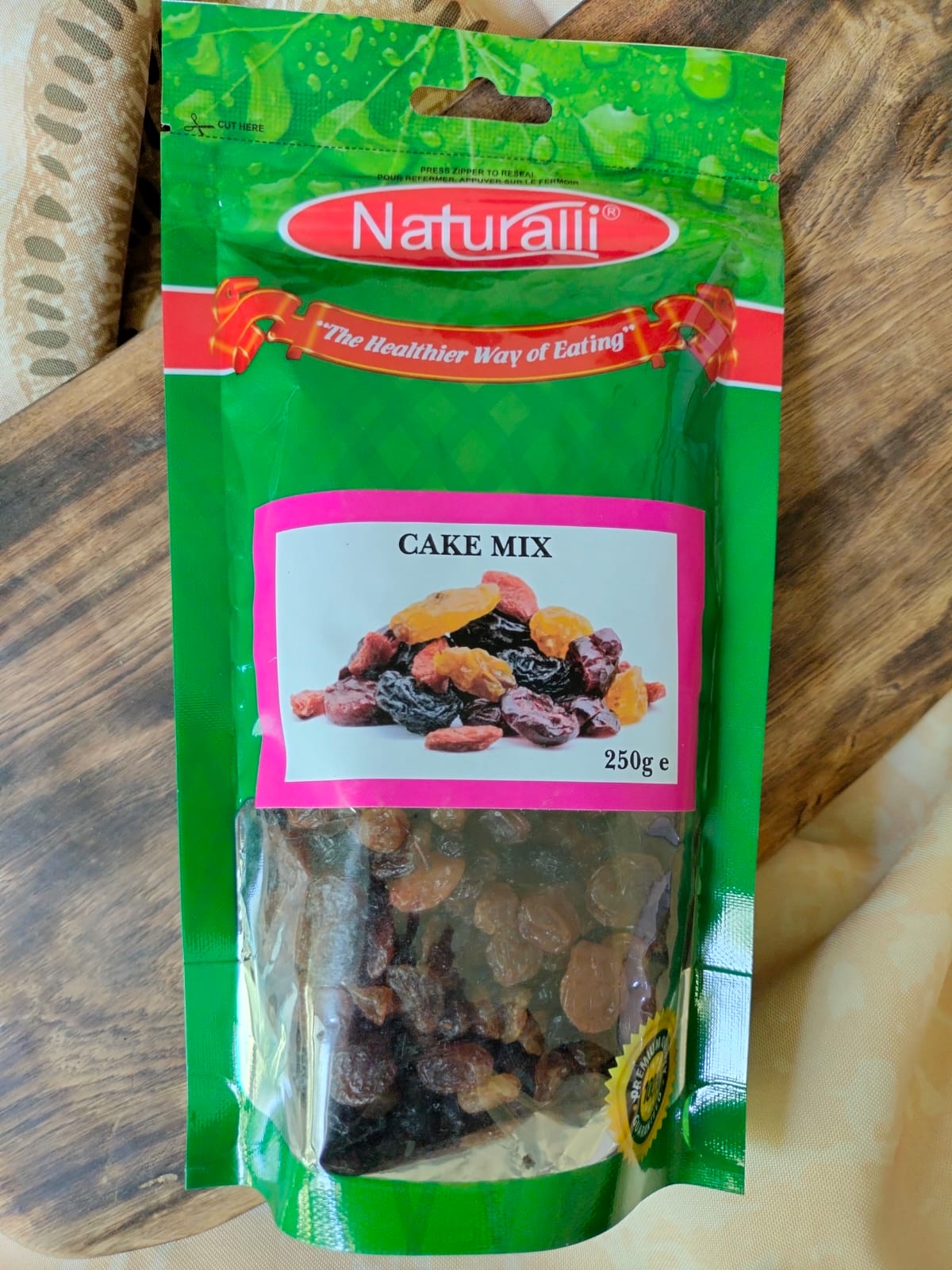 NATURALLI CAKE MIX 250G