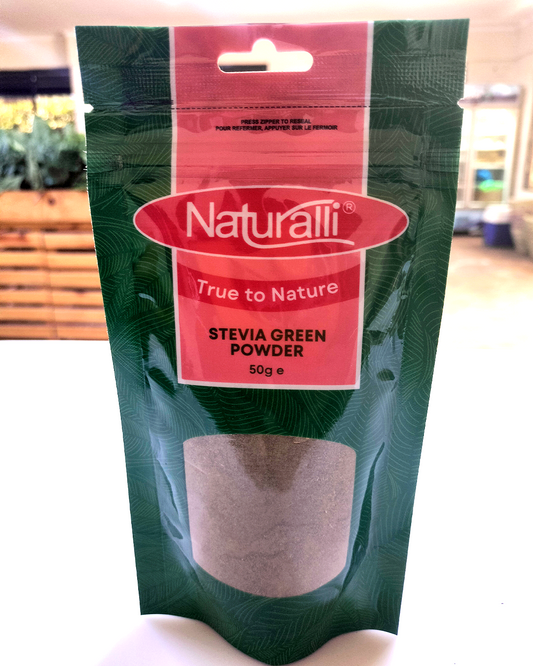 NATURALLI STEVIA GREEN POWDER 50G